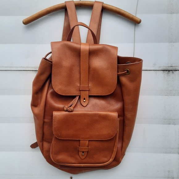 Madewell Handbags - Madewell leather backpack transport